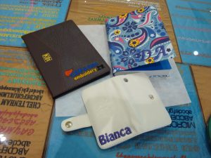 wallet embroidery
