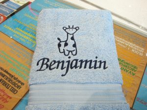 personalised towel